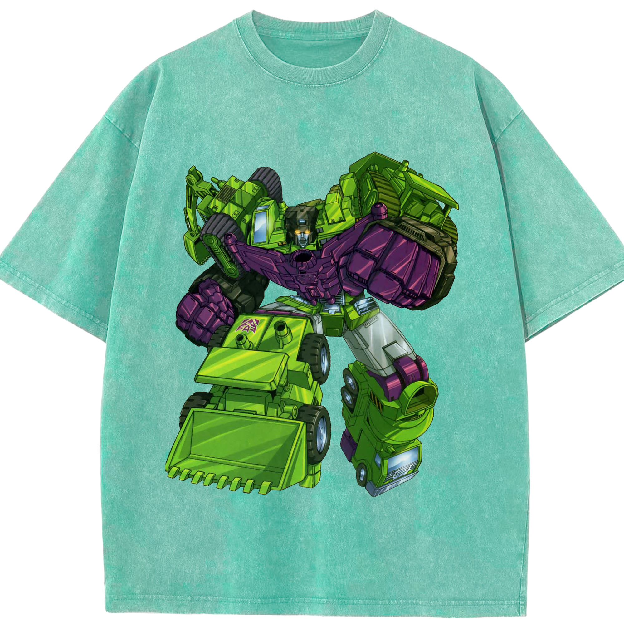 （画像用）  綿100% ヴィンテージ風 半袖Tシャツ（フロントプリント）